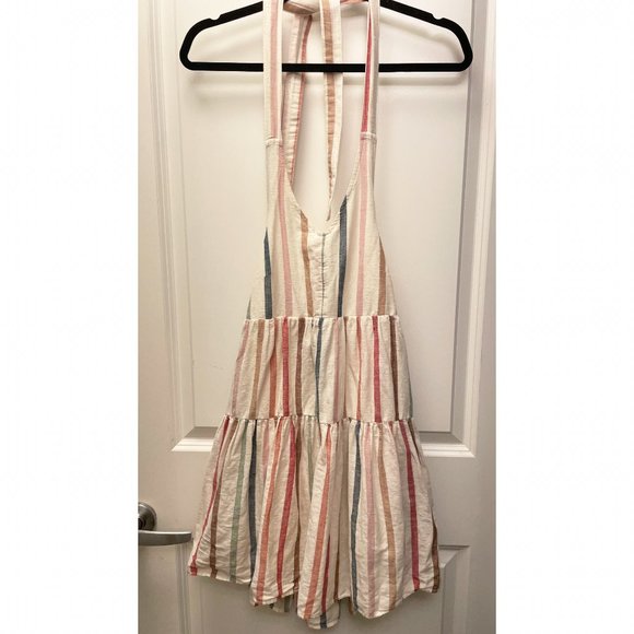 2/$10 Linen Blend Summer Halter Dress - Picture 3 of 4